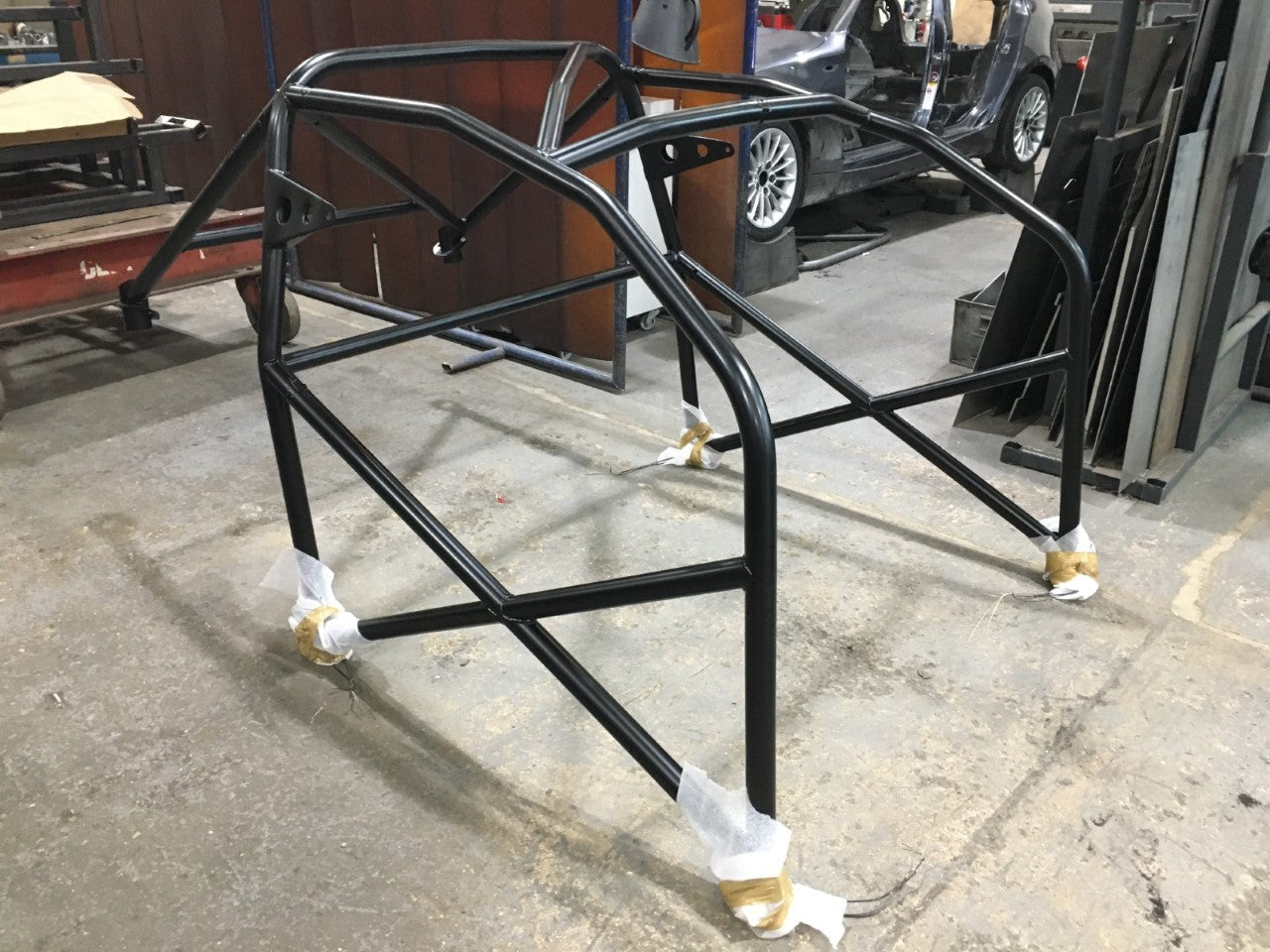 Custom Cages Roll Cage assembly 120i Coupe Cup Anthony Seddon Racing